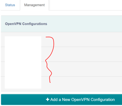 VPN Service management