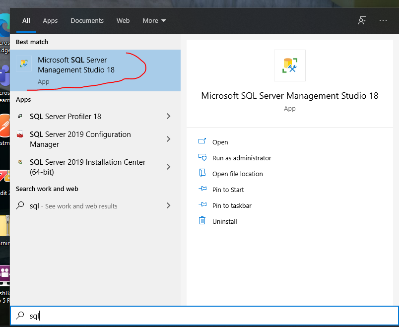 open ssms